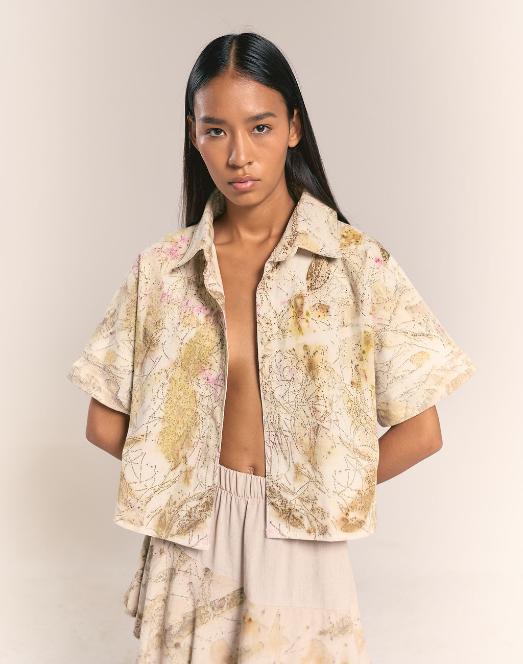 Camisa Oversize en Drill de Algodón - Imagen 2